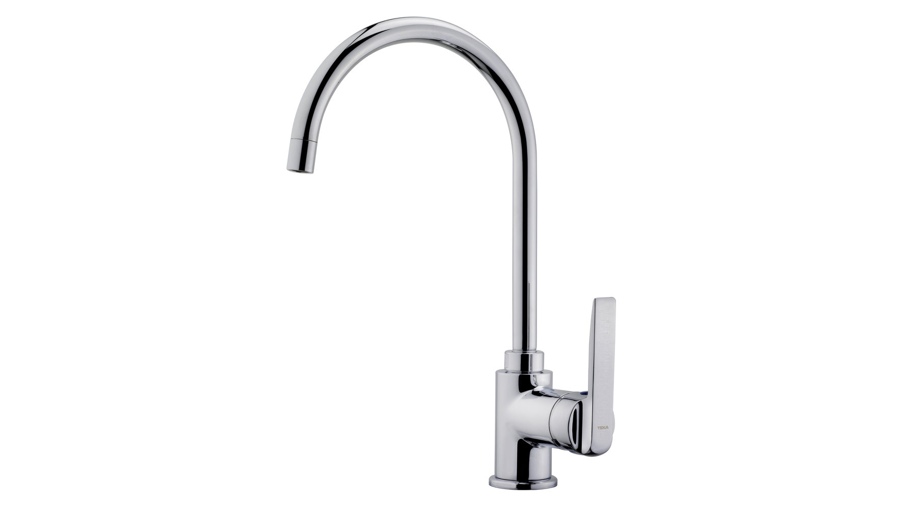 Kitchen faucet mixer with high swivel spout and aerator anticalcáreo
