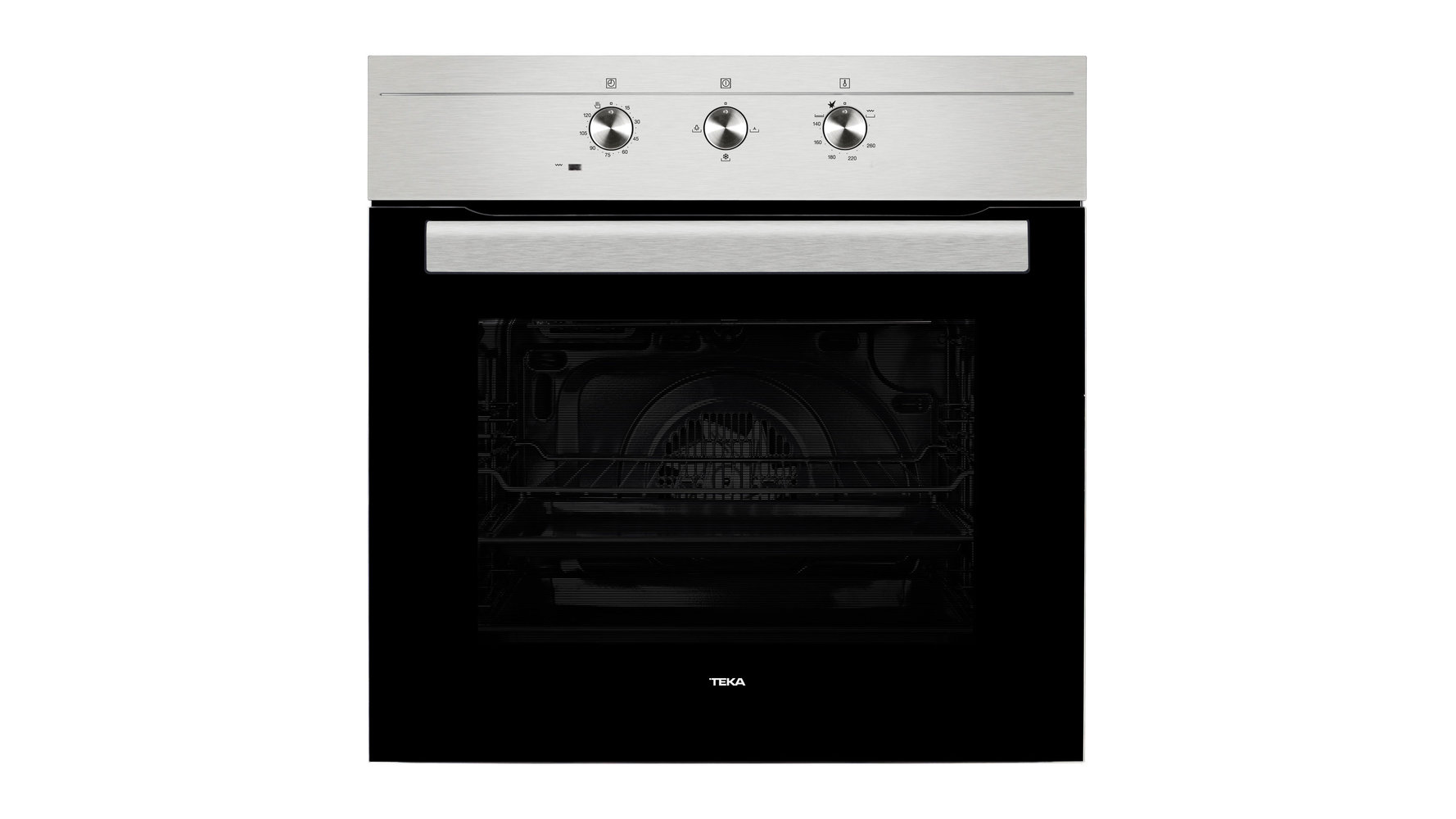 Multifunction gas oven with gas grill in 60 cm