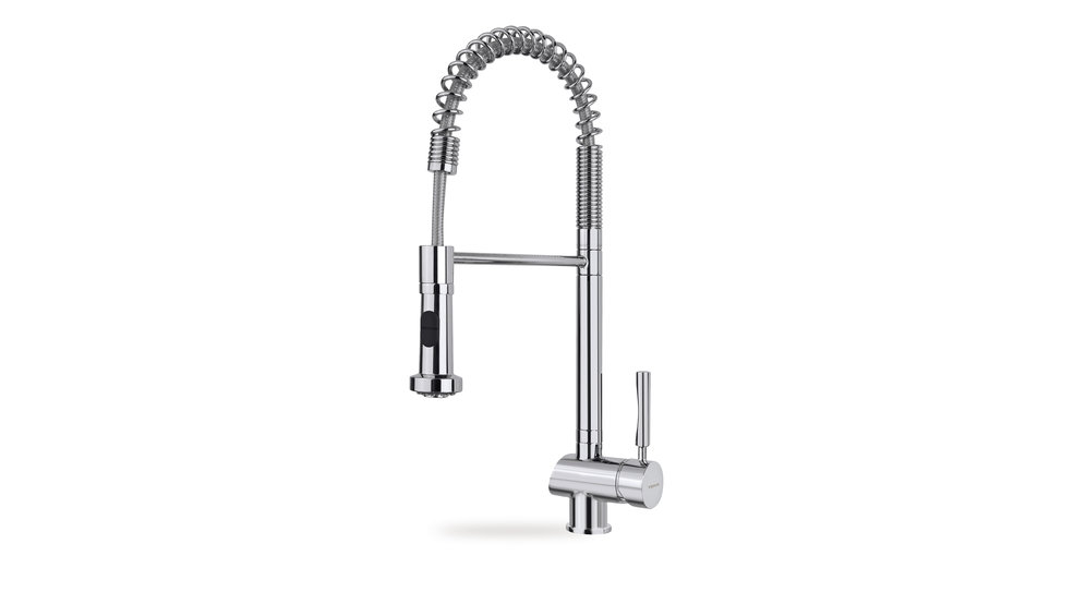 Professional kitchen faucet mixer and flexible stainless steel pipe