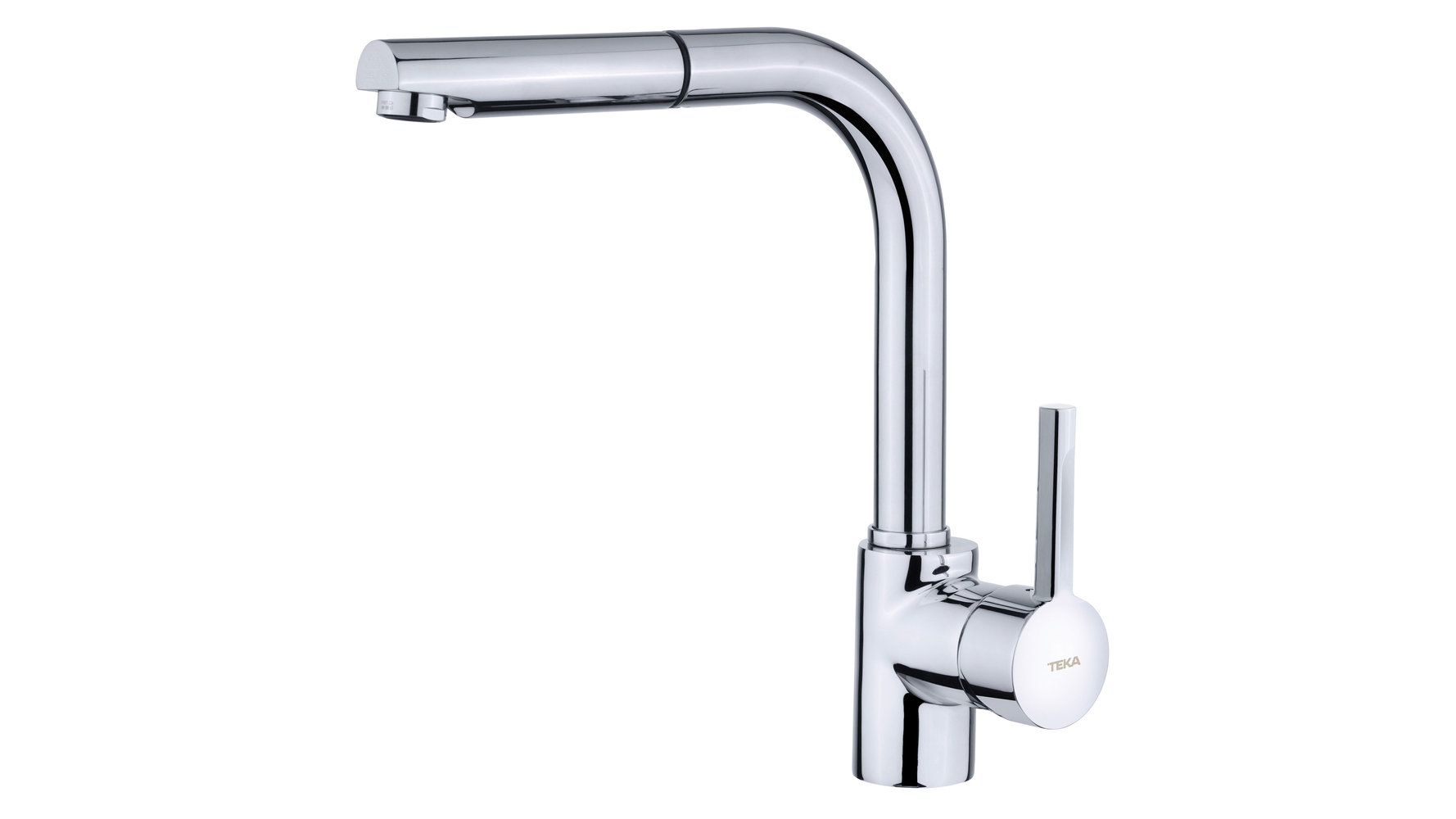 Single lever kitchen faucet with removable high spout super resistant and antiscale aerator