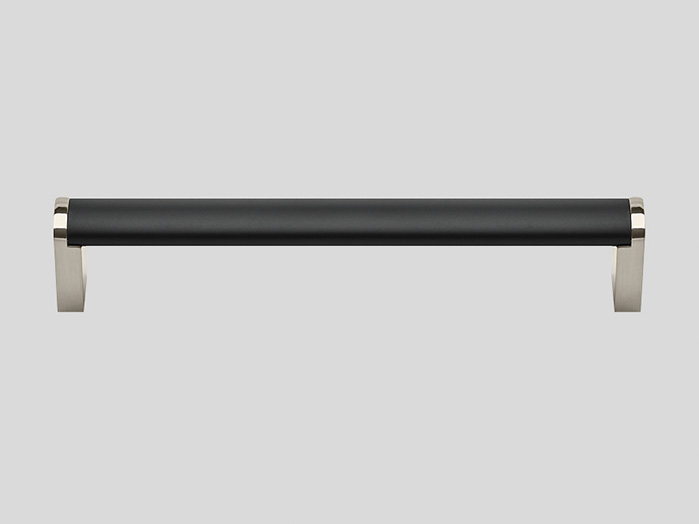 Metal handle, Black / Stainless steel finish