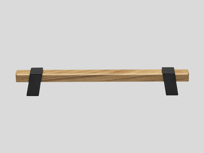 Wood / Metal handle, Oak / Black